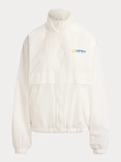 US Open Tennis Championships Polo Ralph Lauren 2026 White Windbreaker Jacket front view