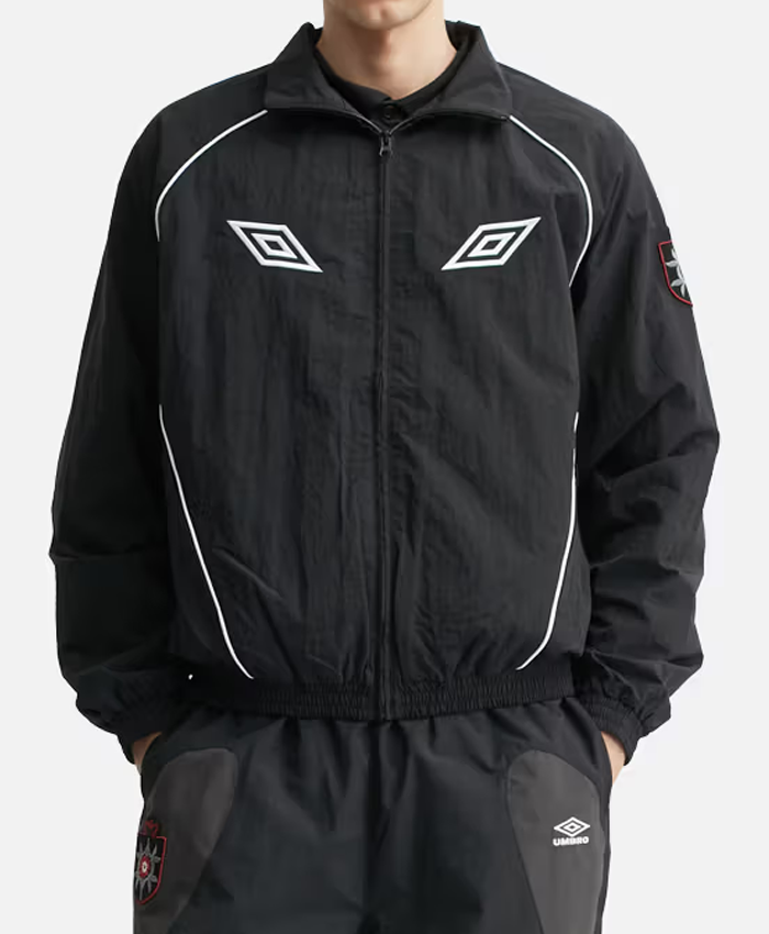Umbro Slam Jam Eyes Track Jacket In Black