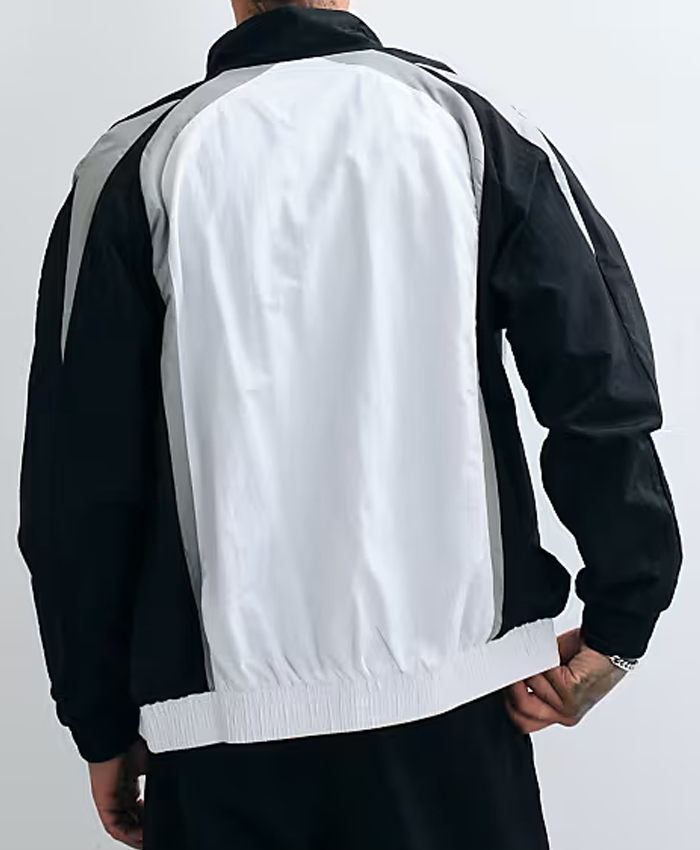Umbro White Black Track Jacket Back
