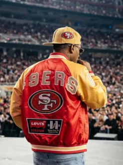 Usher-Live-Performance-Levis-x-49ers-Jacket