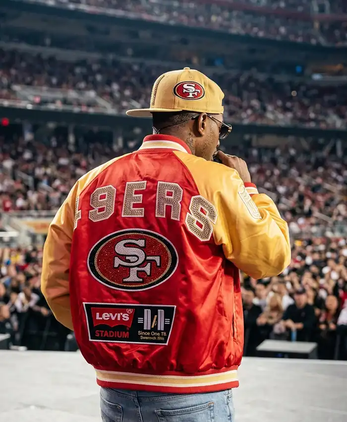 Usher-Live-Performance-Levis-x-49ers-Jacket