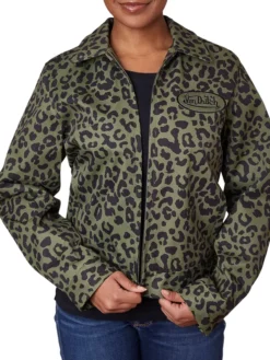 VON-DUTCH-Mechanical-Stretch-Twill-Zip-Jacket