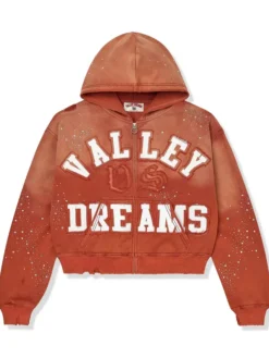 Valley-Dreams-Classico-Orange-Zip-Up-Hoodie
