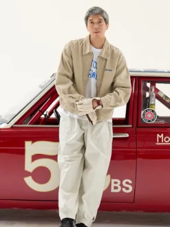 Visvim Motors Club Somer Swing Top 2026 Beige Corduroy Workwear Jacket sale