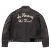 Visvim WMV Fall 2026 In Harmony We Trust Black Cotton Workwear Jacket back view