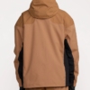 Volcom Kleveland Brown Snowboard Jacket Back