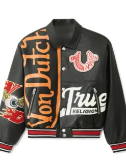Von Dutch x True Religion Leather Jacket