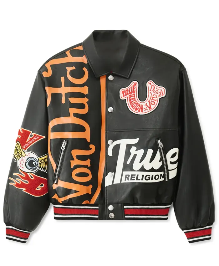 Von Dutch x True Religion Leather Jacket