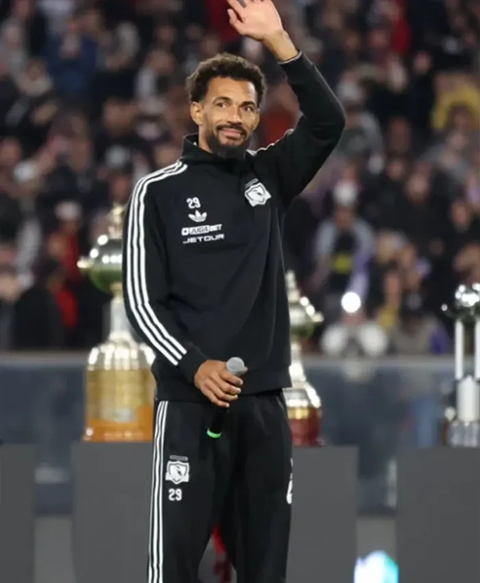 Vozinha Adidas Chile Club Colo-Colo 2026 Black Fleece Track Jacket sale