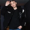 WNBA All-Star Game 2026 Paige Bueckers Coach Black Varsity Jacket Front View