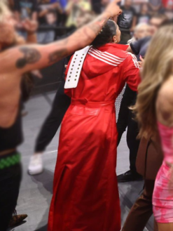 WWE-NXT-2026-TNA-Knockouts-Champion-Kelani-Jordan-Red-Leather-Adidas-3-Stripes-Hooded-Coat-Back