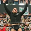 WWE SummerSlam 2026 Gunther Black Bomber Jacket with full-length sleeves, rib-knit cuffs, and two outside pockets