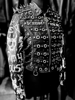 WWE SummerSlam 2026 Paige Leather Jacket with studded detailing and YKK zipper cuffs