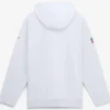 White-Cincinnati-Bengals-Nike-Sideline-Anorak-Half-Zip-Hooded-Jacket-Back