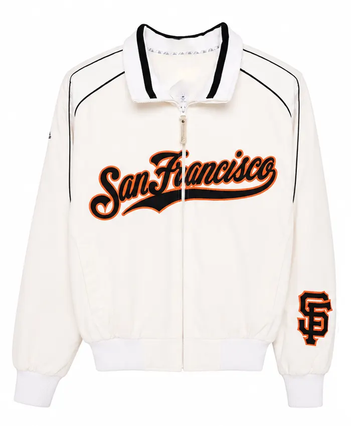 White-San-Francisco-Giants-Bomber-Jacket