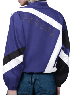 Women's Baltimore Ravens Starter Purple Vintage Windbreaker Jacket