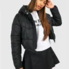 Womens-Cropped-Black-Puffer-Jacket-With-Hood