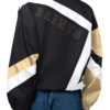 Women's New Orleans Saints Starter Black Gold Vintage Windbreaker Jacket