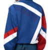 Women's New York Giants Starter Royal Blue Vintage Windbreaker Jacket