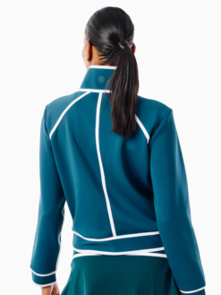 Women's Philadelphia Eagles x Addison Bay Quarter-Zip Jacket Back