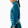 Women's Philadelphia Eagles x Addison Bay Quarter-Zip Pullover Jacket Green