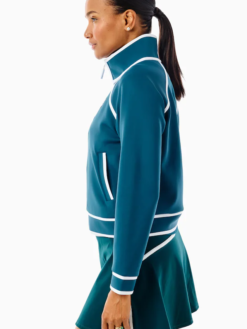 Women's Philadelphia Eagles x Addison Bay Quarter-Zip Pullover Jacket Green