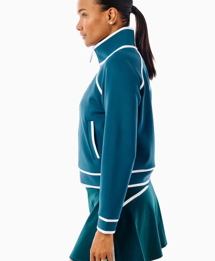 Women's Philadelphia Eagles x Addison Bay Quarter-Zip Pullover Jacket Green