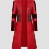 Womens-Red-Leather-Scarlet-Witch-Trench-Coat
