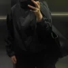 Womens-Uniqlo-Rain-Jacket-Black
