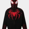 ZIP-Up-Spiderman-Black-Hoodie