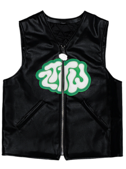 ZTTW Black Leather Vest