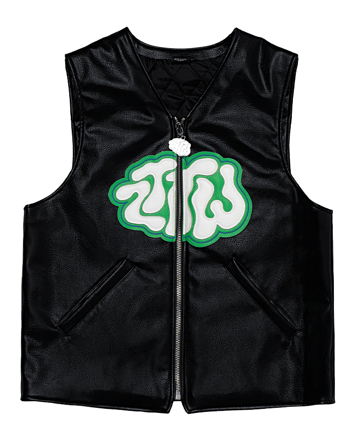 ZTTW Black Leather Vest