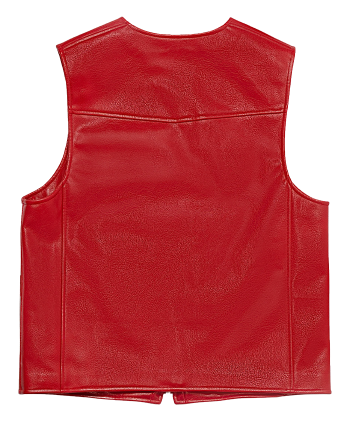ZTTW Leather Vest Back