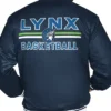 minnesota-lynx-Starter-Navy-Satin-Varsity-jacket-Back