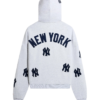 2026 Kith New York Yankees Vintage Braxton Zip Up Hoodie Back