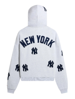 2026 Kith New York Yankees Vintage Braxton Zip Up Hoodie Back