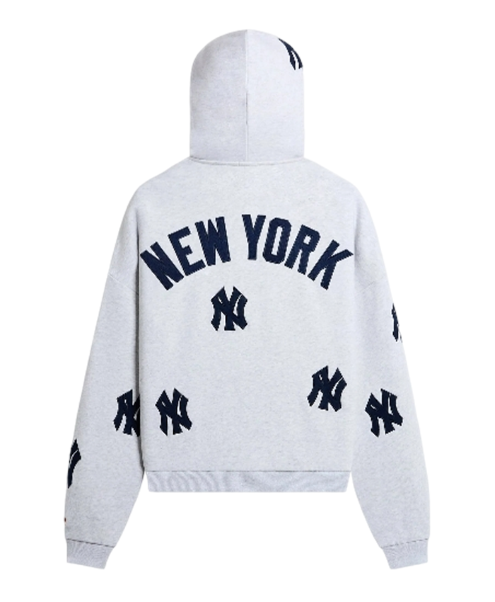 2026 Kith New York Yankees Vintage Braxton Zip Up Hoodie Back