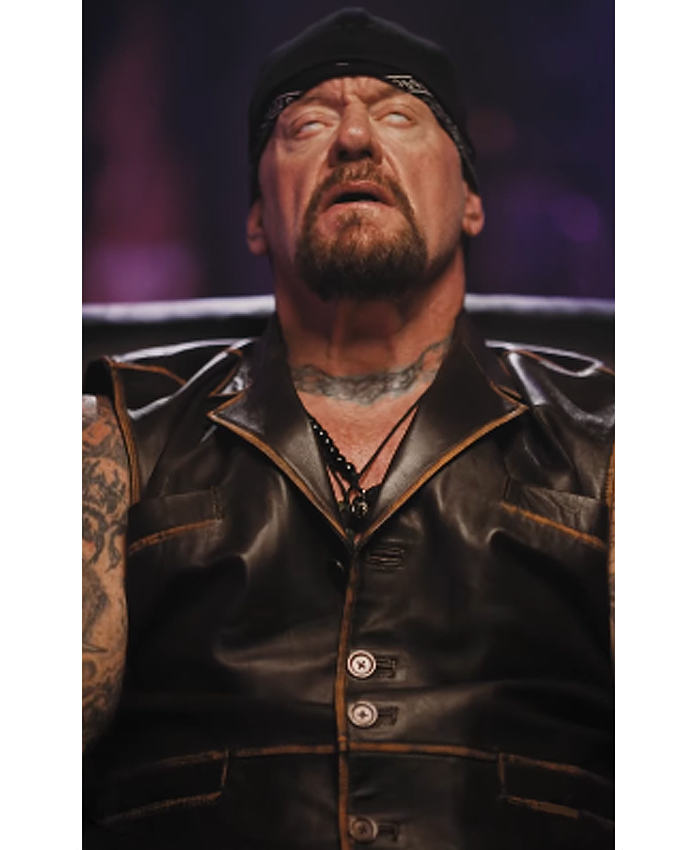 2026-Looking-for-Cena-Game-The-Undertaker-Brown-Leather-Vest-Back