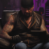 2026-Looking-for-Cena-Game-The-Undertaker-Brown-Leather-Vest-Right
