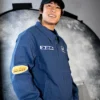 328 UFC Workwear Navy Full-Zip Jacket Mens