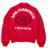 49ers New Era x Alpha Industries MA-1 Flight Jacket Back