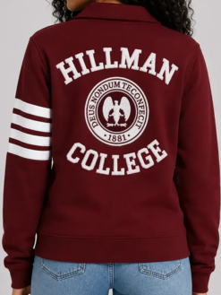 A Different World Maleah Joi Moon Maroon Jacket
