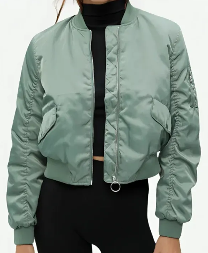A Good Girl’s Guide to Murder Emma Myers Bomber Jacket