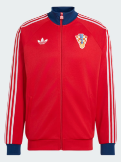 Adidas Croatia Red Track Top Jacket