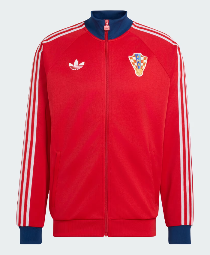Adidas Croatia Red Track Top Jacket