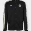 Adidas Football Club Bayern Munich 26-27 Oktoberfest Black Fleece Button-Up Jacket front view