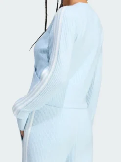 Adidas Jennie Knitted Wrap Around Cardigan Back
