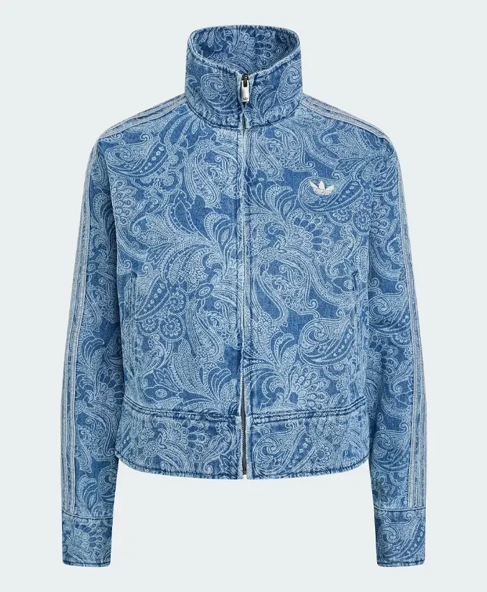 Adidas Liberty London Firebird Denim Tracktop Jacket