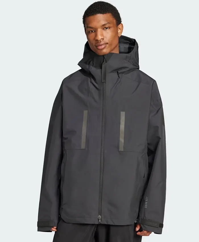 Adidas Myshelter Rain RDY Black Jacket for Mens