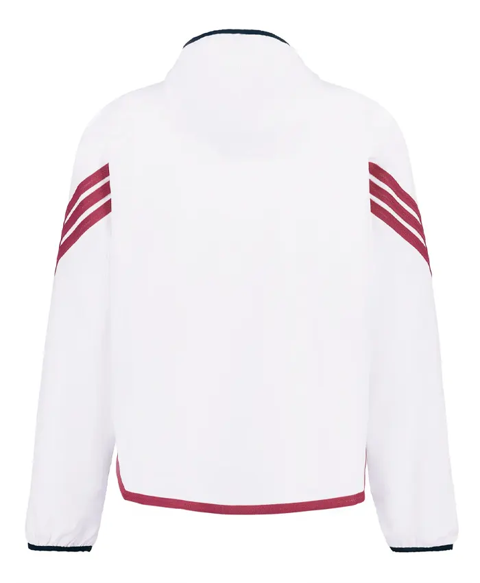 Adidas Real Madrid Warm Up White Jacket Back